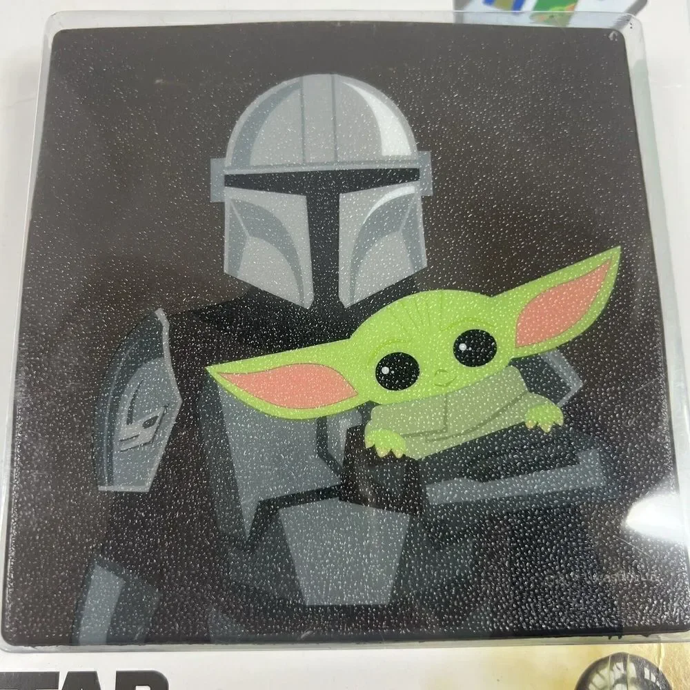 Star Wars Mandalorian Baby Yoda 5 pack Anti-Slip Tub Treads For Bathtub NEW